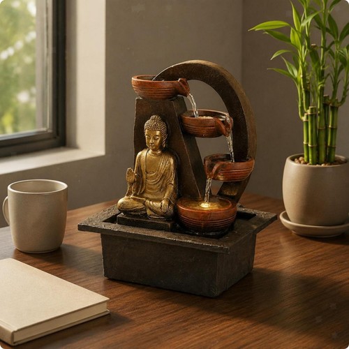 Fontana buddha tavolo feng - fontana,
