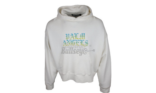 Palm angels gothic logo white - gothic,