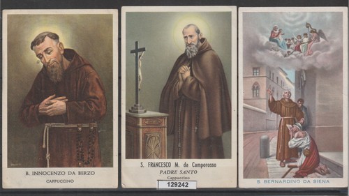 Tre santini originali - santini, d'epoca