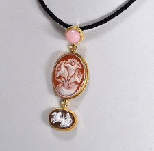 CIONDOLO  ARGENTO 925 DORATO