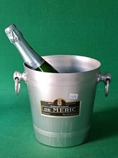 SECCHIELLO GHIACCIO PORTAGHIACCIO SUAGLASS CHAMPAGNE DE MERIC ALLUMINIO. CN8