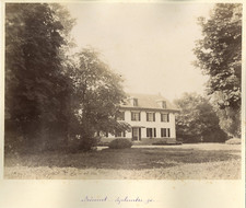 France, Brécourt  Vintage albumen print.  Tirage albuminé  17x22  Circa 18