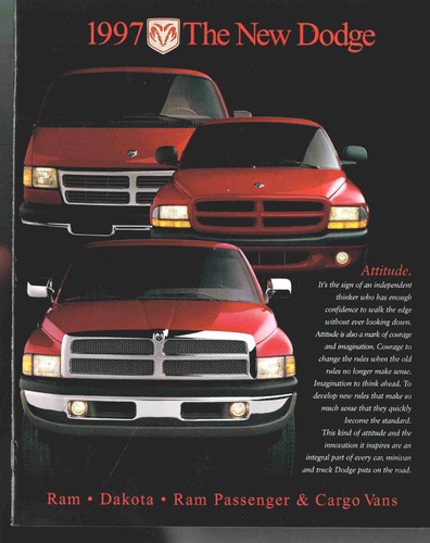 Brochure dodge trucks - brochure, 1997