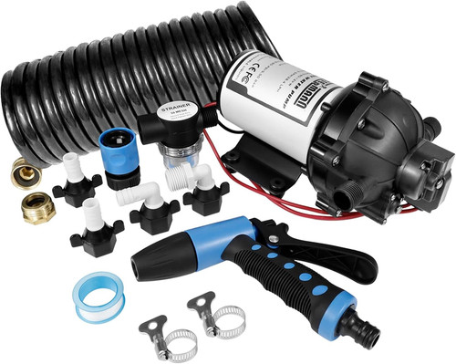 Kit pompa lavaggio 12v - pompa,