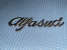 Targhetta Scritta Logo Alfa