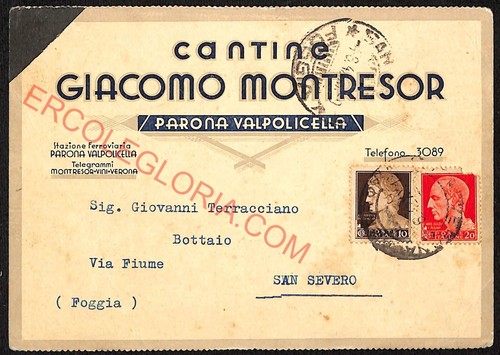 Ae3070 cartolina epoca - -,