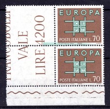 Europa 1963 - Varietà Taglio Chirurgico