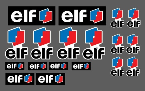 Set adesivi elf old logo - adesivi,