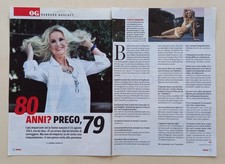 Italia Clipping Ritaglio 2023 BARBARA BOUCHET 80 anni? prego, 79 2 PAGINE