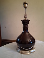 LAMPADA DA TAVOLO VINTAGE IN CERAMICA E BASE IN OTTONE VEDI FOTO E DESCRIZIONE 