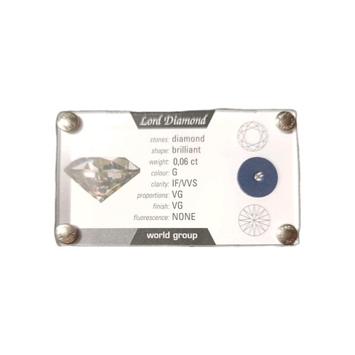 Diamante naturale certificato - naturale,
