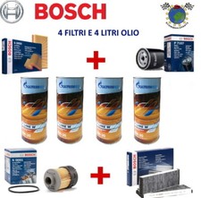 Kit 4 Filtri Bosch + 4 Litri