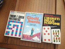 LOTTO 3 LIBRI GIOCHI PER LA MENTE. ENIGMI E GIOCHI MATEMATICI. I SEGRETI DELLO S