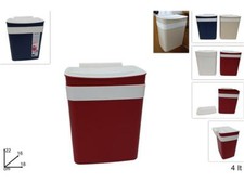 Pattumiera Pensile da Cucina con Gancio 4 Litri Vari Colori