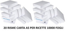 20 Risme TOTALE 10000 FOGLI di