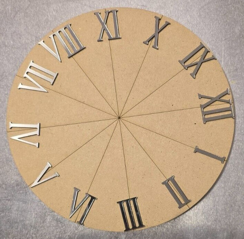 Orologio numeri romani 25mm - numeri,