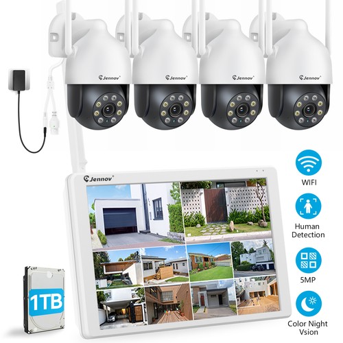 Monitor wireless 10ch nvr - 5, mp