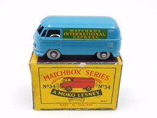 Lesney 34A Volkswagen van Matchbox International Express SPW B box Bulli T1 VW