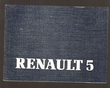 manuale uso e manutenzione tedesco renault 5 edizione 1987
