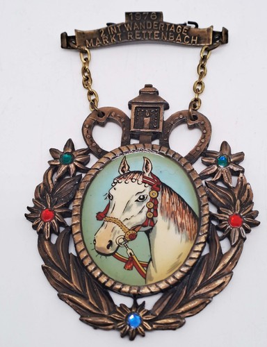 Medaglia cavallo spilla - cavallo,