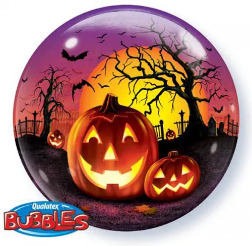 Palloncino bubble zucca - palloncino,
