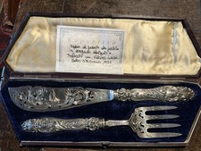 Coppia Di Posate Antiche In
