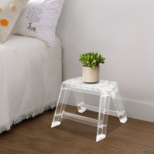 Sgabello moderno trasparente 2