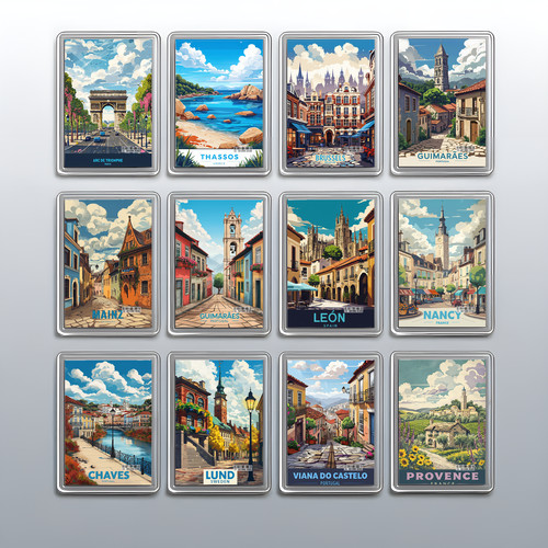 Acrylic travel city holiday - travel,