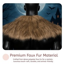 Collo in pelliccia sintetica