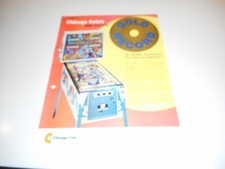 Volantino per Gold Record Chicago Coin Flipper Pinball