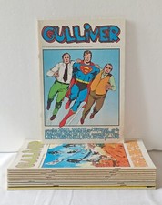 GULLIVER rivista di Comics e Fantascienza 1/11 sequenza completa Ed.  1976 !!