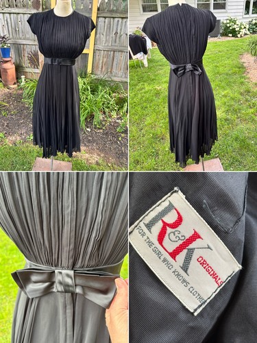 Abito vintage anni - 50, nero