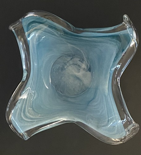 Murano lavorazione arte piatto - murano,