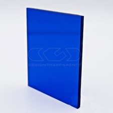 Plexiglass colorato blu