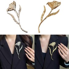 Spilla foglia floreale vintage - spilla,