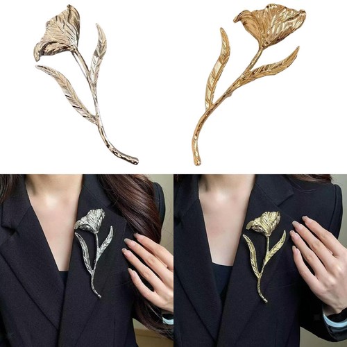 Spilla foglia floreale vintage - spilla,