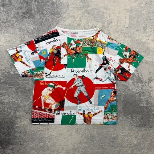 Shirt grafica benetton - t-shirt,