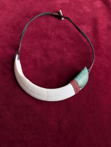 Collana tribale zanna - tribale,