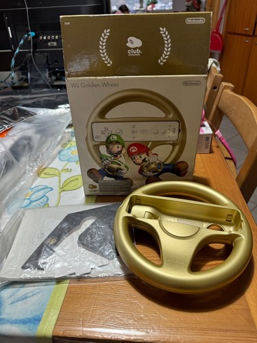 Nintendo club wii golden - wii, wheel