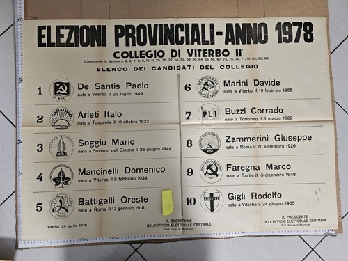 Manifesto viterbo elezioni - manifesto,