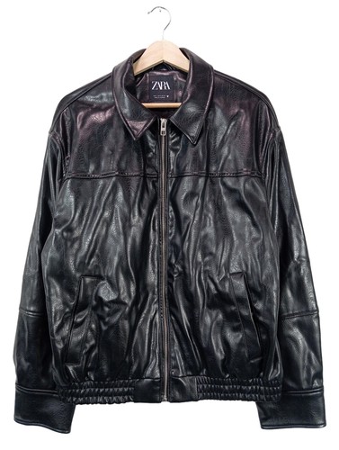 Zara giacca ecopelle donna - giacca, in