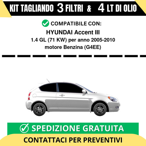 Tagliando per hyundai accent - tagliando,