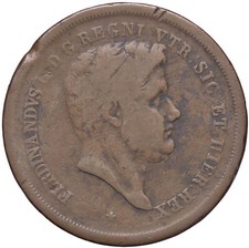 r62_98)  NAPOLI Ferdinando II di Borbone (1830-1859) 10 Tornesi 1840