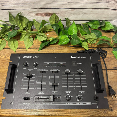 Geneva 480 mixer stereo dj - pf-480,