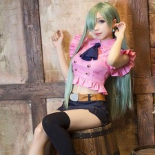 Costume cosplay rosa Seven
