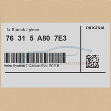 Originale BMW 76315A807E3 - Sistema Casco 7 Carbon Evo ECE Bash