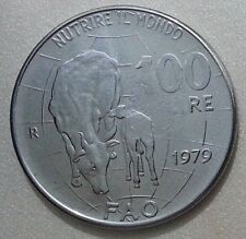 VARIETA' ERRORE DI CONIO  - 100 LIRE FAO 1979 LACUNE SULLA CIFRA DEL  100 LIRE