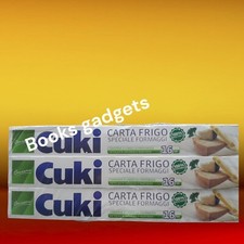 18 Confezioni Cuki (Tot. 288 Metri) Carta Frigo Speciale Formaggi per Alimenti