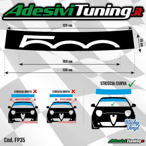 Fascia parasole fiat - fascia,