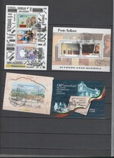 REPUBBLICA - FOGLIETTI USATI - TIMBRO PRIMO GIORNO DI EMISSIONE